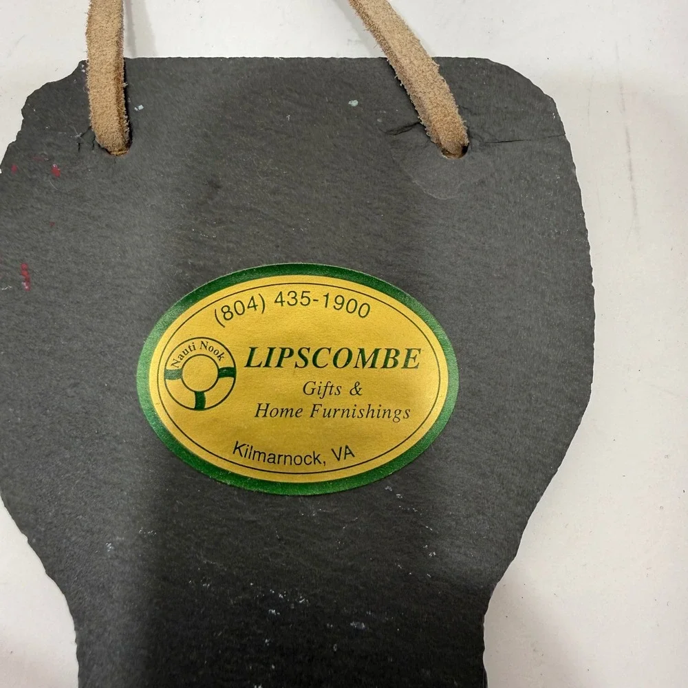 Lipscombe Gifts It's Wine O'clock Slate Wall Hanging Sign Bar Decor Red Black